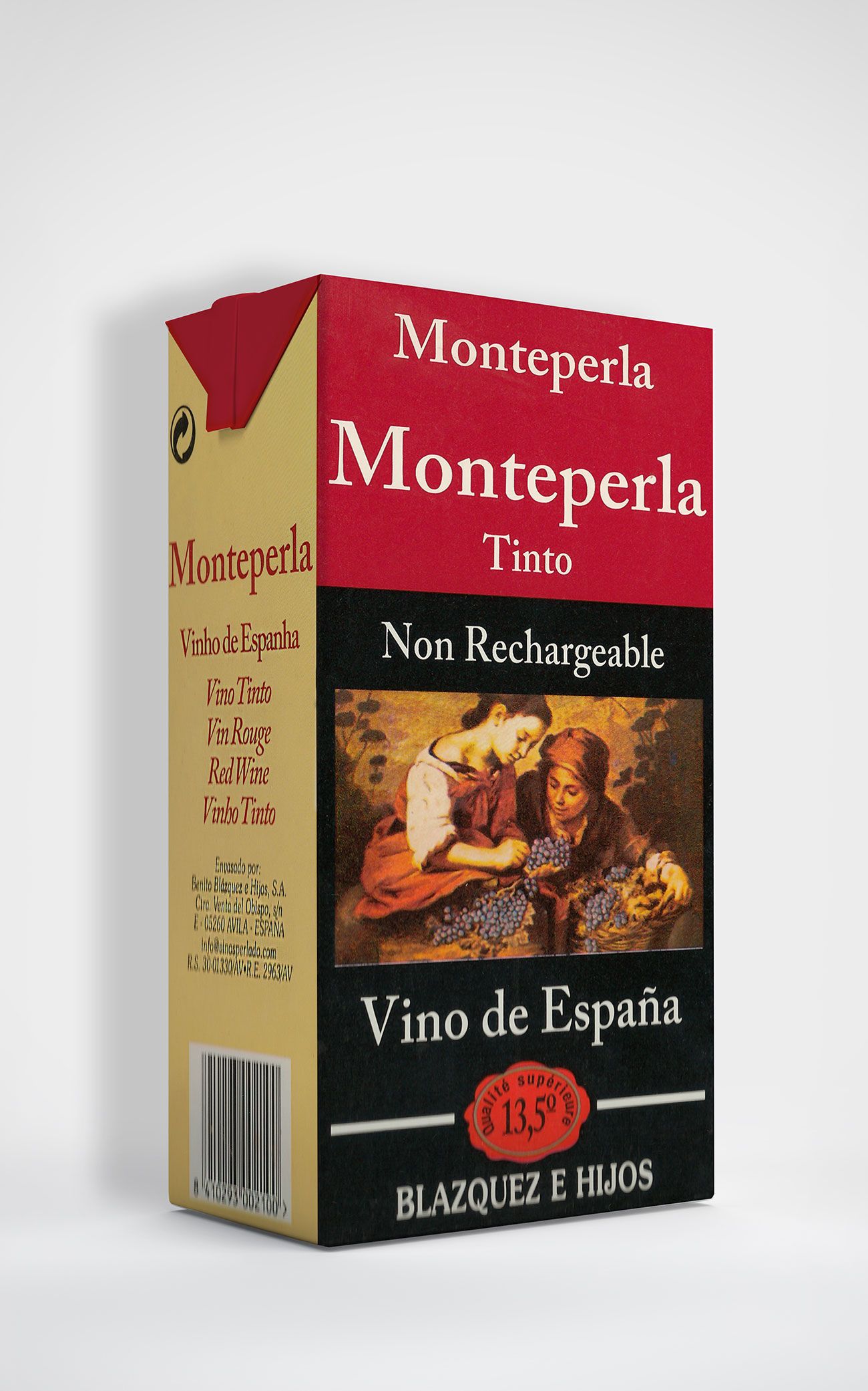 Benito Blázquez - Brik de Vino Monteperla Tinto